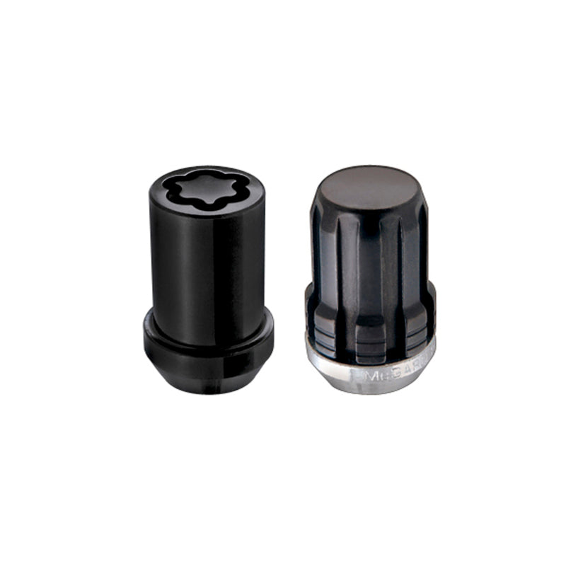 McGard SplineDrive Tuner 5 Lug Install Kit w/Locks & Tool (Cone) M12X1.5 / 13/16 Hex - Blk - GTR Auto