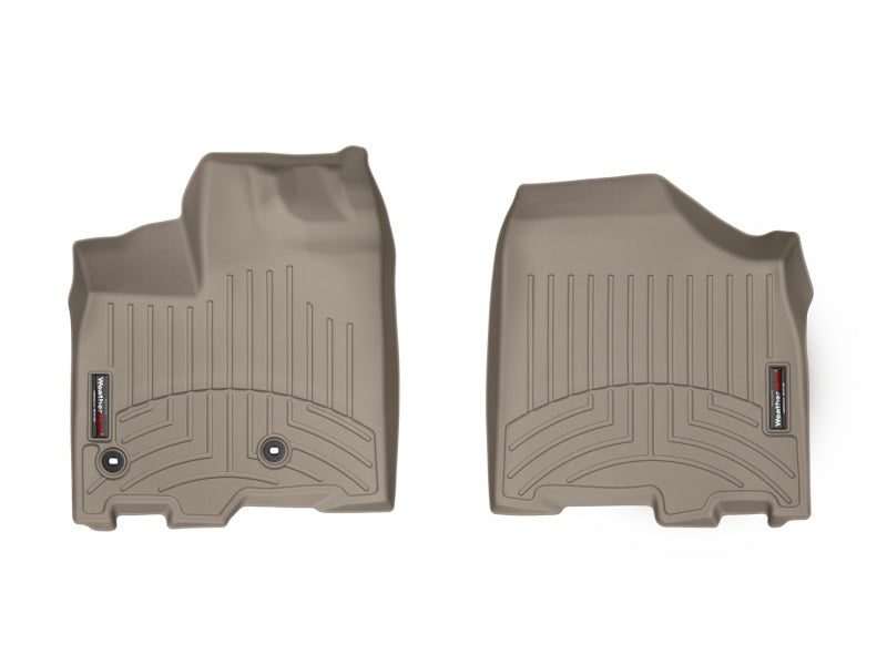 WeatherTech 13+ Toyota Sienna Front FloorLiner - Tan - GTR Auto