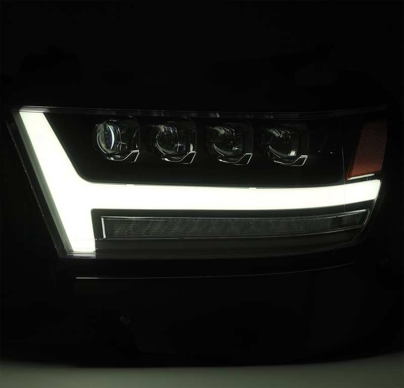 AlphaRex 19-20 Ram 1500HD NOVA LED Proj Headlights Plank Style Chrome w/Activ Light/Seq Signal/DRL - GTR Auto