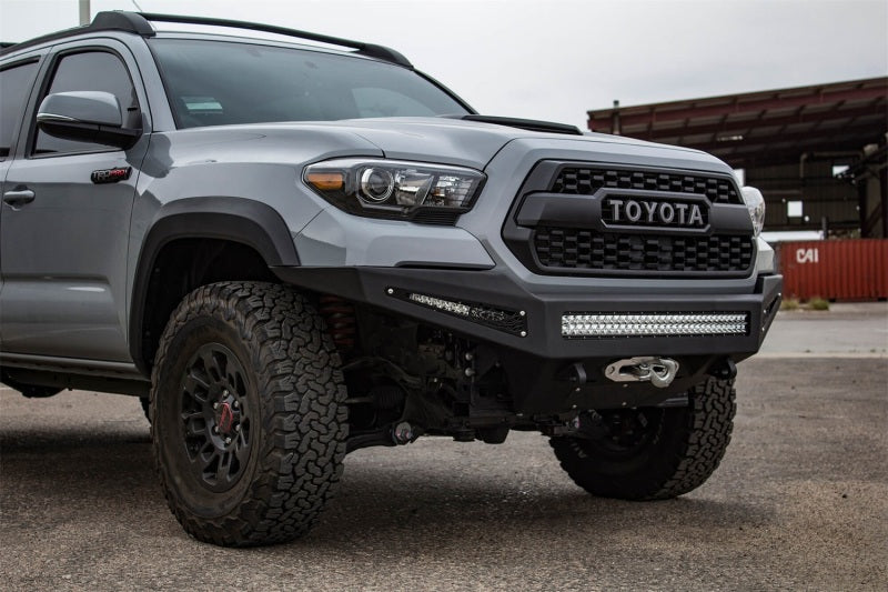 Addictive Desert Designs 16-18 Toyota Tacoma HoneyBadger Front Bumper - GTR Auto
