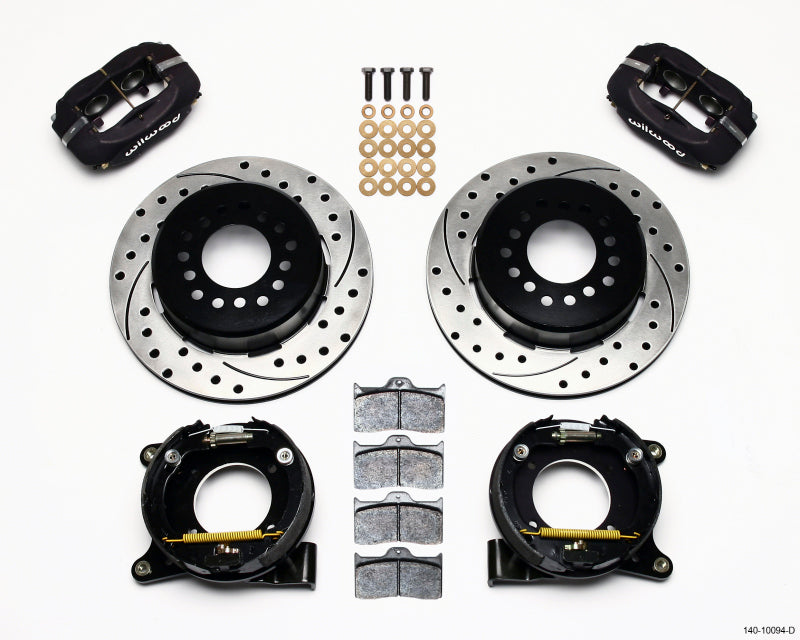 Wilwood Forged Dynalite P/S Park Brake Kit Drilled Chevy C-10 2.42 Offset 5-lug - GTR Auto