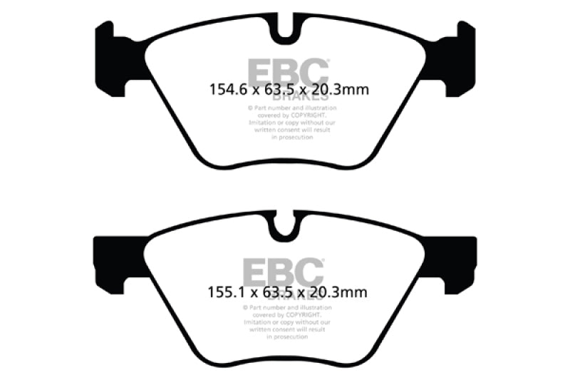 EBC 09+ BMW Z4 3.0 (E89) Greenstuff Front Brake Pads - GTR Auto