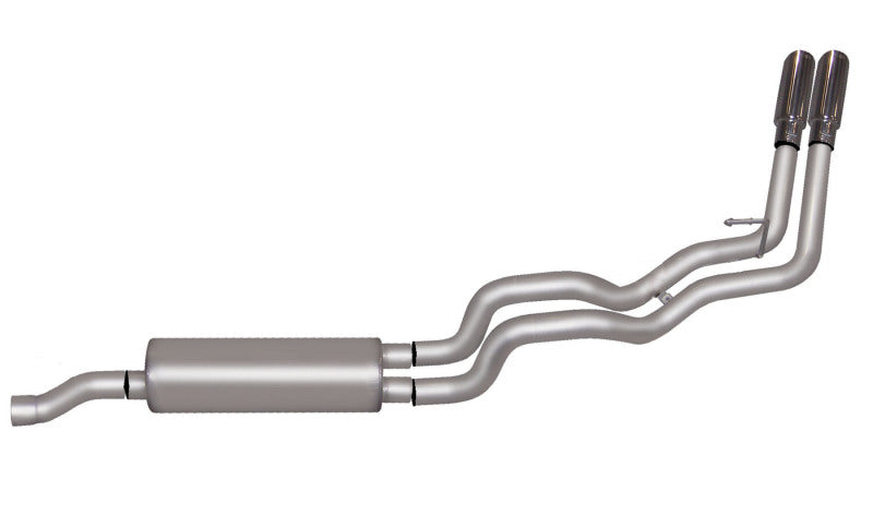 Gibson 2008 Dodge Ram 1500 SLT 4.7L 2.5in Cat-Back Dual Sport Exhaust - Stainless 66560