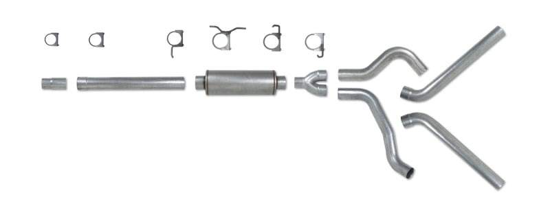 Diamond Eye KIT 4in Catback DUAL AL: 94-97 FORD 7.3L F250/F350 PWRSTROKE - GTR Auto