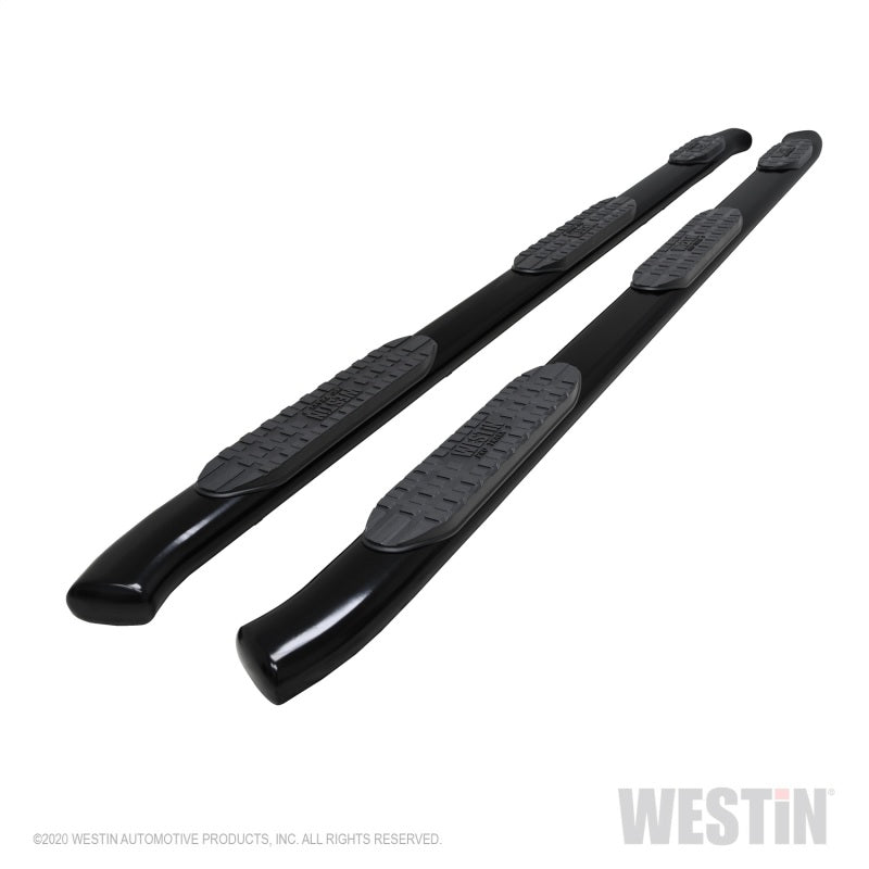 Westin 2020 Chevy Silverado 2500/3500 Crew Cab (6.5ft Bed) PRO TRAXX Oval W2W Nerf Step Bars - Black - GTR Auto