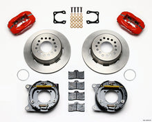 Load image into Gallery viewer, Wilwood Forged Dynalite P/S Park Brake Kit Red Chevy 12 Bolt-Spec 3.15in Bearing Staggered mt