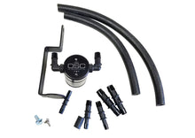 Load image into Gallery viewer, J&amp;L 99-04 Ford Mustang GT Passenger Side Oil Separator 3.0 - Black Anodized - GTR Auto