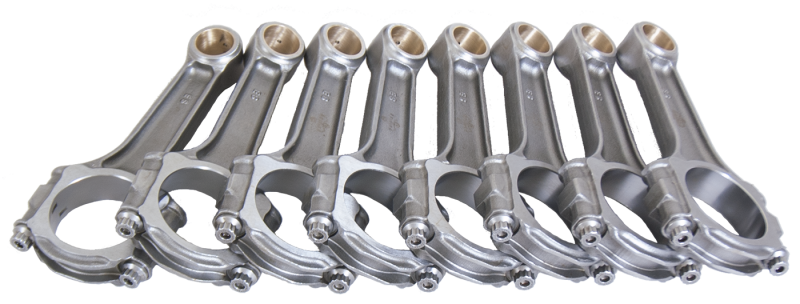 Eagle Chevrolet Big Block 5140 I-Beam Connecting Rod 6.135in w/ 7/16in ARP 8740 (Set of 8) - GTR Auto