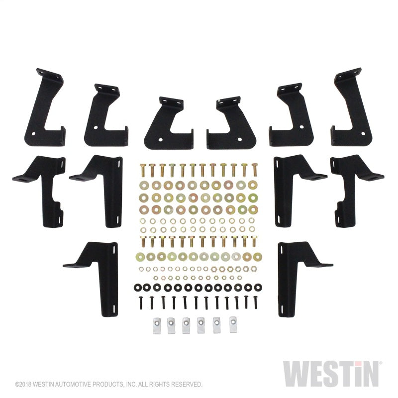 Westin/HDX 2018 Jeep Wrangler JL Unlimited Drop Nerf Step Bars - Textured Black - GTR Auto