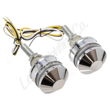 Load image into Gallery viewer, Letric Lighting Grip Indicators Lights Polished Cap White/Amber