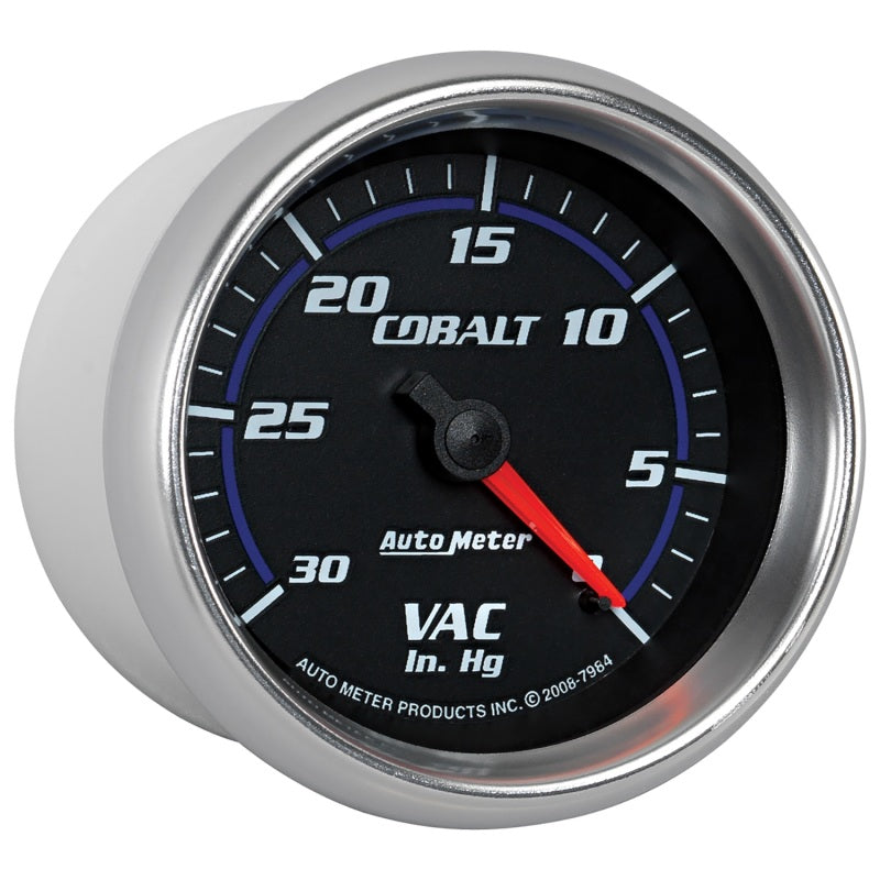 Autometer Cobalt 2-5/8in. / 0-30 IN HG / Mechanical Vacuum Gauge 7984
