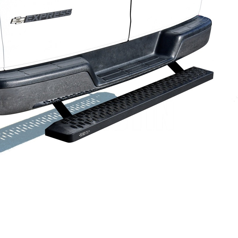 Westin Ford Transit Van 150/250/350 (Single 54in. Pass Door) Grate Steps Running Boards - Tex. Blk - GTR Auto