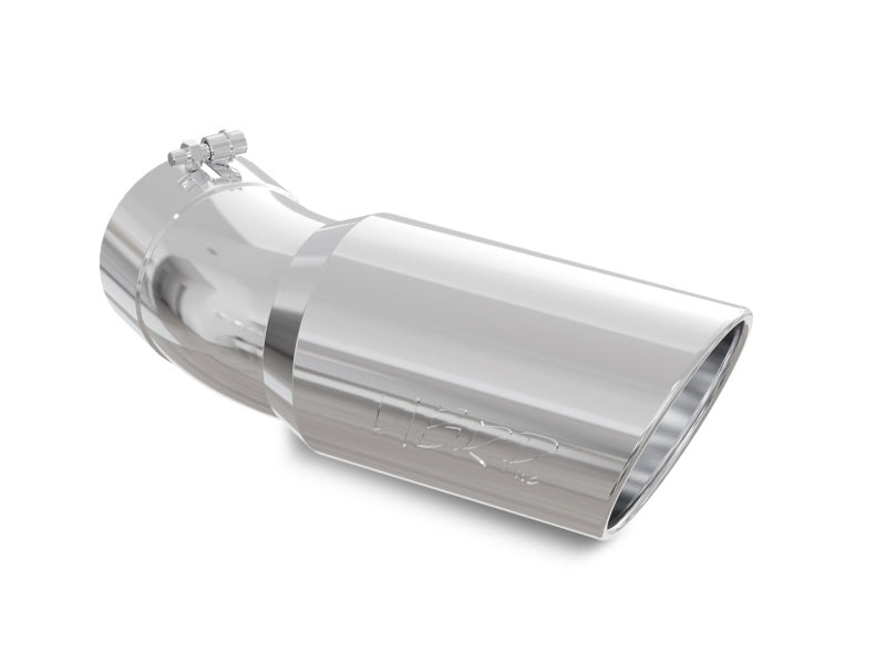 MBRP Universal Tip 6in OD 5in Inlet 15.5in Length 30 Deg Bend Angled Rolled End T304 - GTR Auto