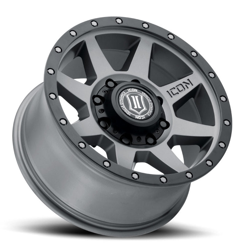 ICON Rebound HD 18x9 8x180 12mm Offset 5.5in BS 124.2mm Bore Titanium Wheel - GTR Auto