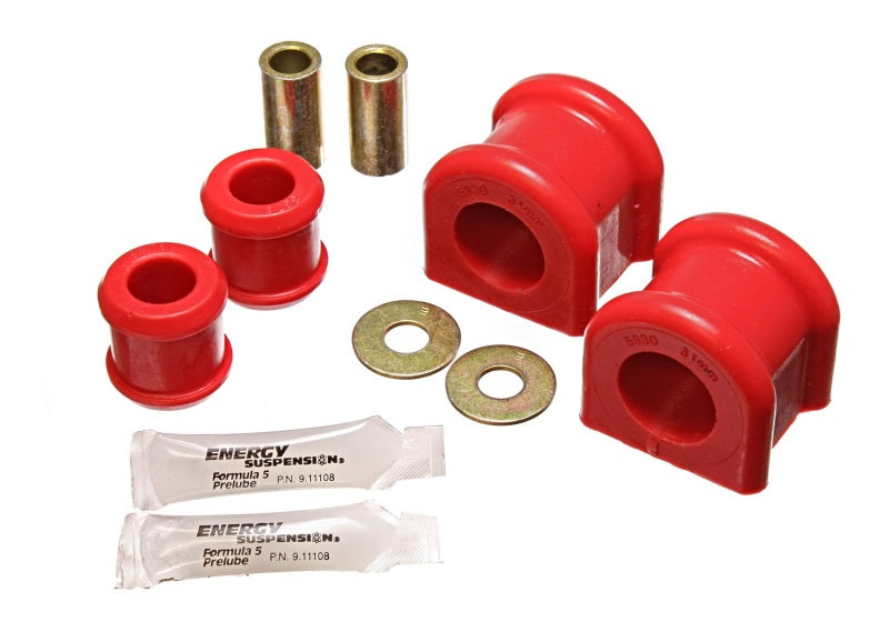 Energy Suspension 07-11 Jeep Wrangler JK Red Front 31mm Sway Bar and End Link Bushing Set - GTR Auto