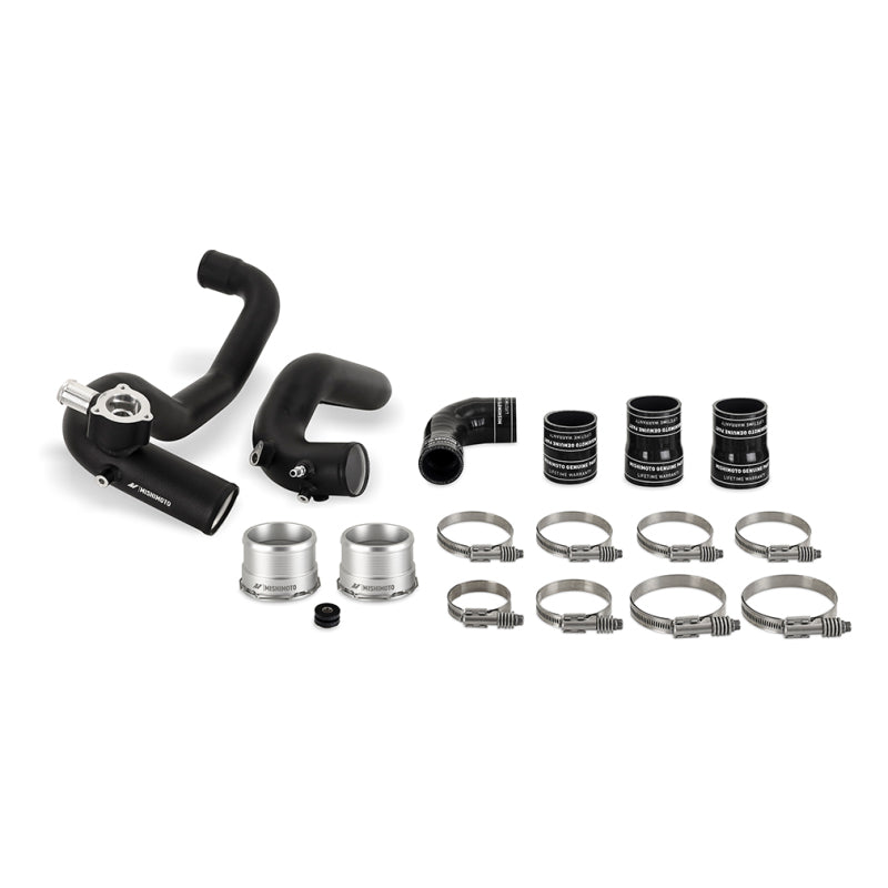 Mishimoto 21+ Bronco 2.3L Intercooler Pipe Kit Micro Wrinkle Black - GTR Auto