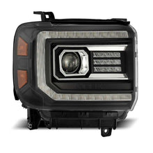Load image into Gallery viewer, AlphaRex 14-18 GMC Sierra PRO-Series Proj Headlights Plank Style Black w/Activ Light/Seq Signal/DRL - GTR Auto