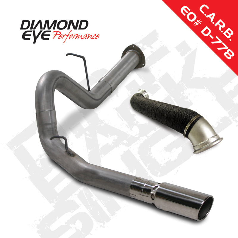 Diamond Eye KIT 4in DPF-BACK Single w/ TDP SS 07.5-10 Chevy/GMC 6.6L Duramax 2500/3500 - GTR Auto