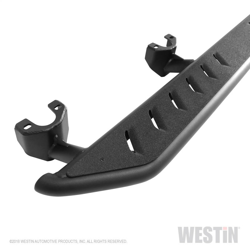 Westin/Snyper 2018+ Jeep Wrangler JL Unlimited 4DR Triple Tube Rock Rail Steps - Textured Black - GTR Auto