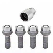 Load image into Gallery viewer, McGard Wheel Lock Bolt Set - 4pk. (Radius Seat) M12X1.5 / 17mm Hex / 27.9mm Shank Length - Chrome - GTR Auto