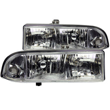 Load image into Gallery viewer, ANZO 1998-2005 Chevrolet S-10 Crystal Headlights Chrome - GTR Auto