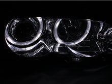 Load image into Gallery viewer, ANZO 2000-2003 BMW 3 Series E46 Projector Headlights w/ Halo Chrome - GTR Auto