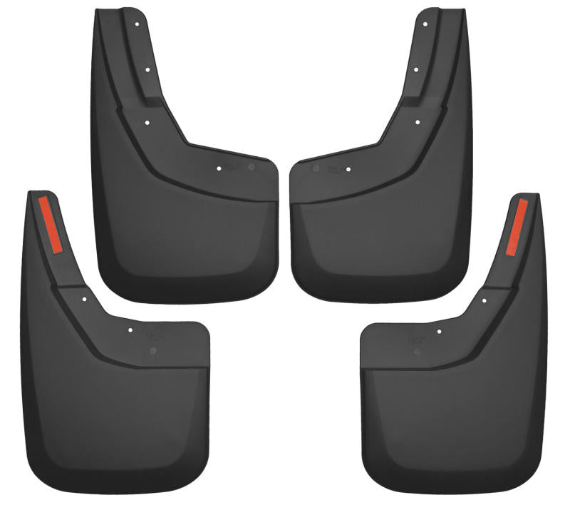 Husky Liners 14-17 Chevy Silverado 1500 / 15-16 Silverado 2500 HD Front and Rear Mud Guards - Black - GTR Auto
