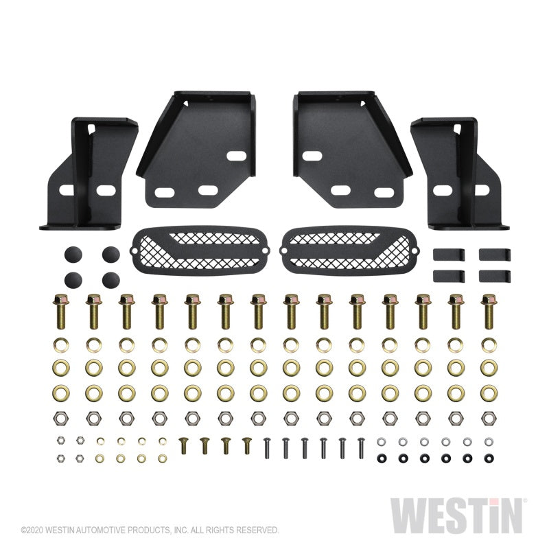 Westin 14-18 Chevy Silverado 1500 Pro-Series Rear Bumper - Textured Black - GTR Auto