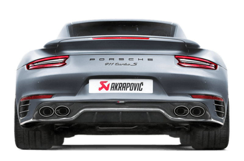 Akrapovic 16-17 Porsche 911 Turbo/Turbo S (991.2) Slip-On Line (Titanium) (Req. Tips/Diffuser) - GTR Auto