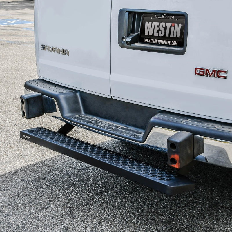 Westin Ford Transit Van 150/250/350 (Single 54in. Pass Door) Grate Steps Running Boards - Tex. Blk - GTR Auto