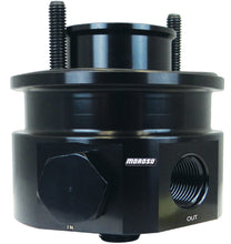 Load image into Gallery viewer, Moroso Chevrolet Big Block Oil Filter Adapter - Sandwich - Accumulator/External Pump