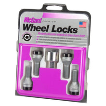 Load image into Gallery viewer, McGard Wheel Lock Bolt Set - 4pk. (Cone Seat) M14X1.5 / 17mm Hex / 31.0mm Shank Length - Black - GTR Auto