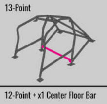 Load image into Gallery viewer, Cusco Safety21 2-Passenger 13-Point BLK DASH-ESCAPE Roll Cage Subaru STi GRB 08-14 (S/O NO CNCL)