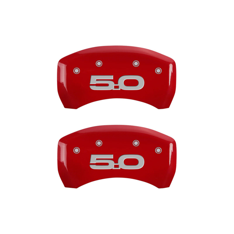 MGP Rear set 2 Caliper Covers Engraved Rear 2015/50 Yellow finish black ch 10203RM52YL