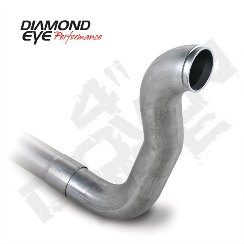 Diamond Eye Downpipe 4in TB Single W/ HX40 FLANGE AL DODGE 5.9L 2500/3500 89-93 2X4 ONLY - GTR Auto