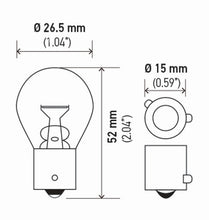 Load image into Gallery viewer, Hella Bulb 7507 12V 21W Bau15S S8 Namber (2) - GTR Auto