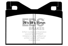 Load image into Gallery viewer, EBC 71-75 Ferrari 365 GTBB 4.4 Greenstuff Rear Brake Pads - GTR Auto