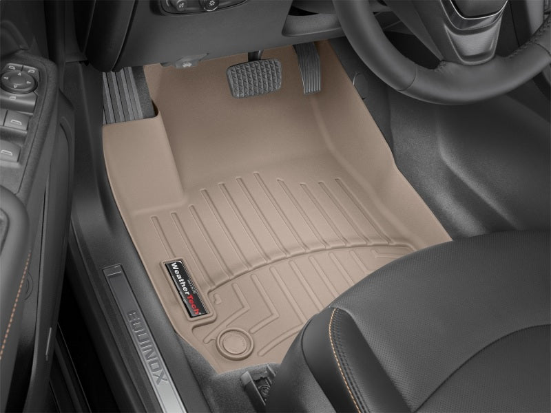 WeatherTech 2019+ Dodge Ram 1500 Crew Cab/Quad Cab w/1st Row Bench Seats Front FloorLiner - Tan 4514301