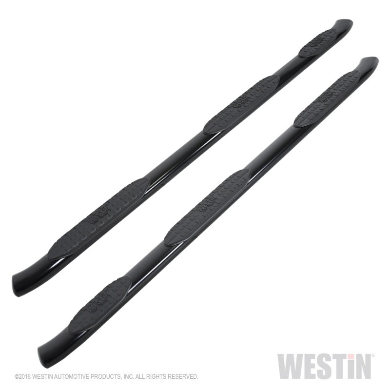 Westin 2019 Chevrolet Silverado Crew Cab w/ 6.5ft Bed PRO TRAXX 5 W2W Oval Nerf Step Bars - Black - GTR Auto