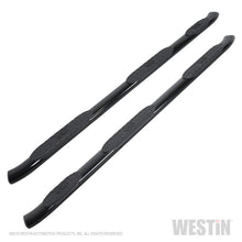Load image into Gallery viewer, Westin 2019 Chevrolet Silverado Crew Cab w/ 6.5ft Bed PRO TRAXX 5 W2W Oval Nerf Step Bars - Black - GTR Auto