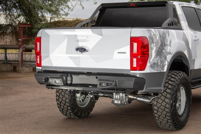 Addictive Desert Designs 2019 Ford Ranger Stealth Fighter Rear Bumper w/ Backup Sensor Holes - GTR Auto