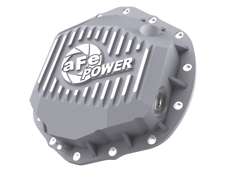 aFe Street Series Rear Differential Cover Raw w/ Machined Fins 20-21 GM Trucks V8-6.6L - GTR Auto