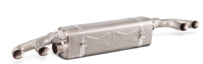 Akrapovic 16-17 Porsche 911 Turbo/Turbo S (991.2) Slip-On Line (Titanium) (Req. Tips/Diffuser) - GTR Auto