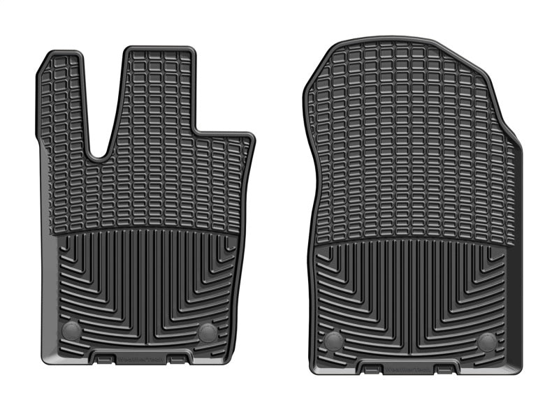 WeatherTech 2016+ Jeep Grand Cherokee / Dodge Durango Front Rubber Mats - Black - GTR Auto