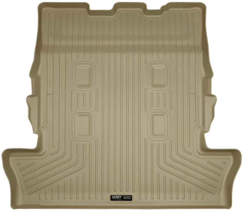 Husky Liners 08-11 Lexus LX570 Weatherbeater Tan Rear Cargo Liner (Folded 3rd Row) - GTR Auto