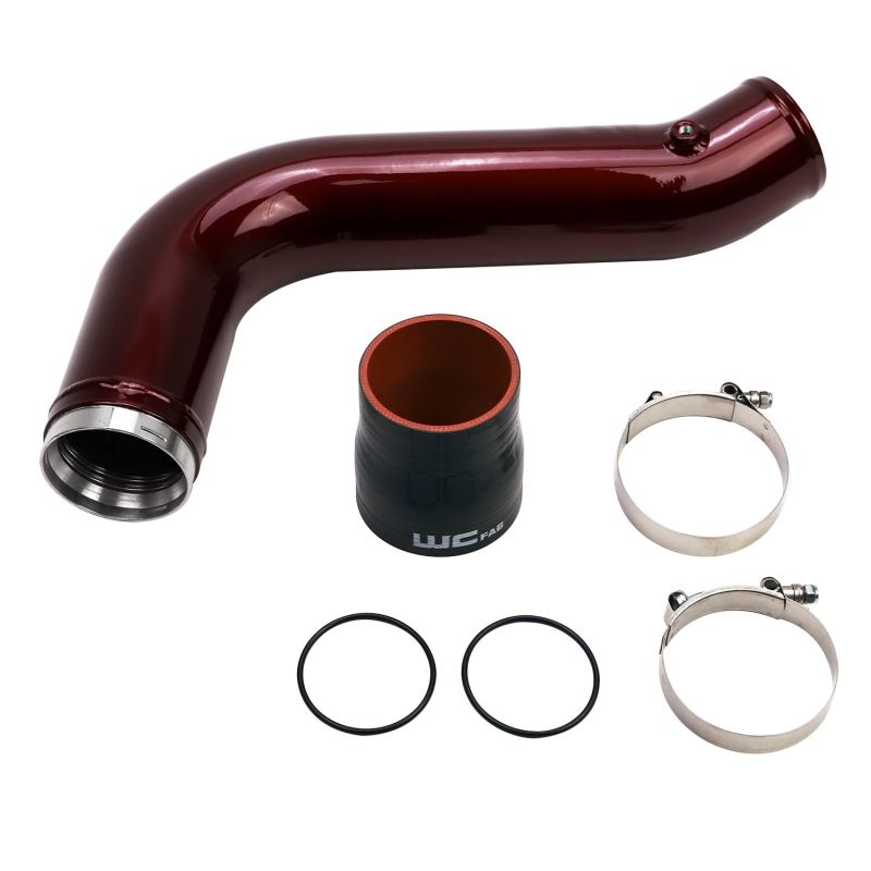 Wehrli 17-19 Chevrolet 6.6L L5P Duramax Passenger Side 3.5in Intercooler Pipe - Bengal Blue - GTR Auto
