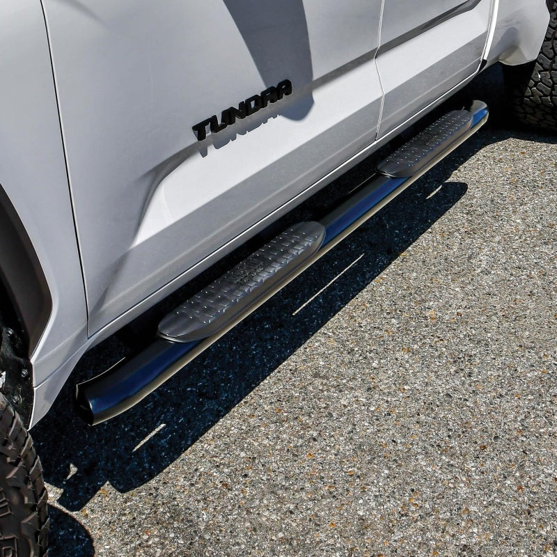 Westin 2022 Toyota Tundra Double Cab PRO TRAXX 4 Oval Nerf Step Bars - Black - GTR Auto