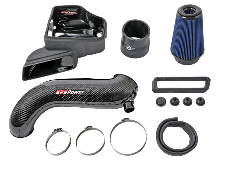 aFe 15-19 VW Golf R (MKVII) L4-2.0L (t) Track Series Carbon Fiber Intake System w/ Pro 5R Filter - GTR Auto