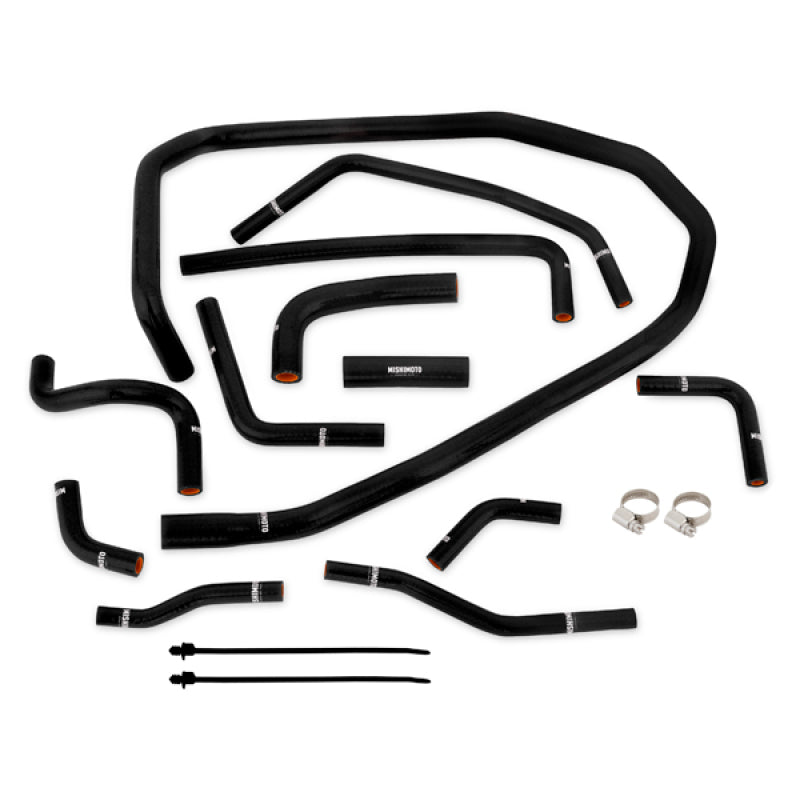 Mishimoto 2015 Subaru WRX Black Silicone Radiator Coolant Ancillary Hoses Kit - GTR Auto