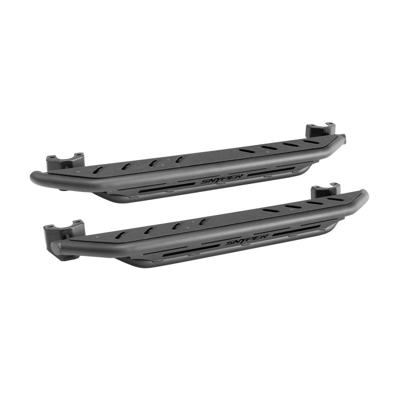 Westin/Snyper 07-17 Jeep Wrangler Triple Tube Rock Rail Steps - Textured Black - GTR Auto